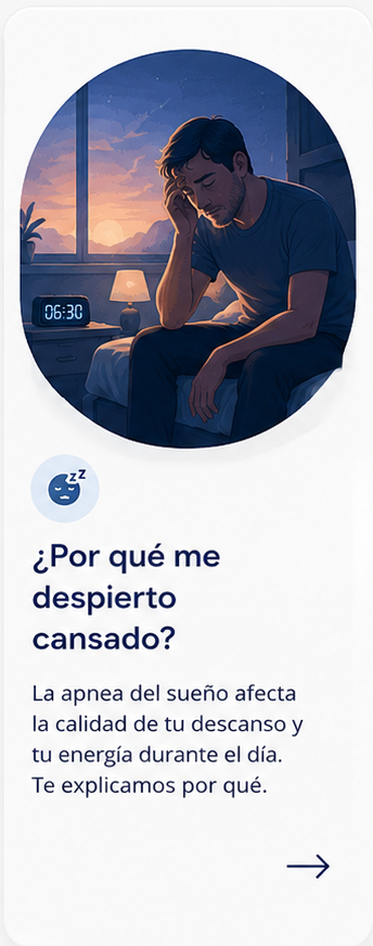 Me despierto cansado Apnea