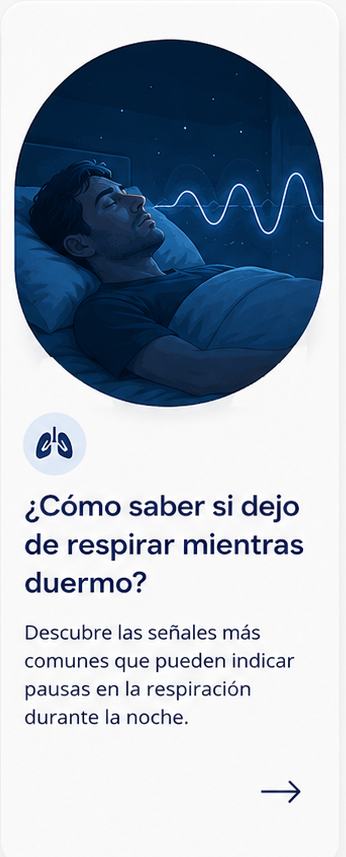 Dejo de respirar Apnea